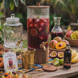 5 Litre Juice Dispenser with Bamboo Base and Lid - available in Nairobi, Kenya