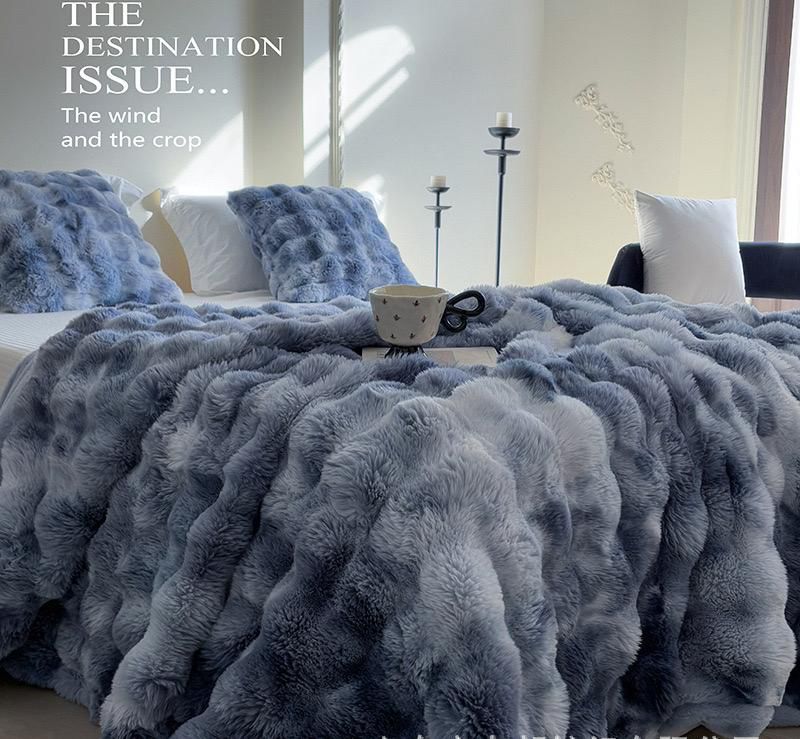 Bubble Winter Throw Blanket