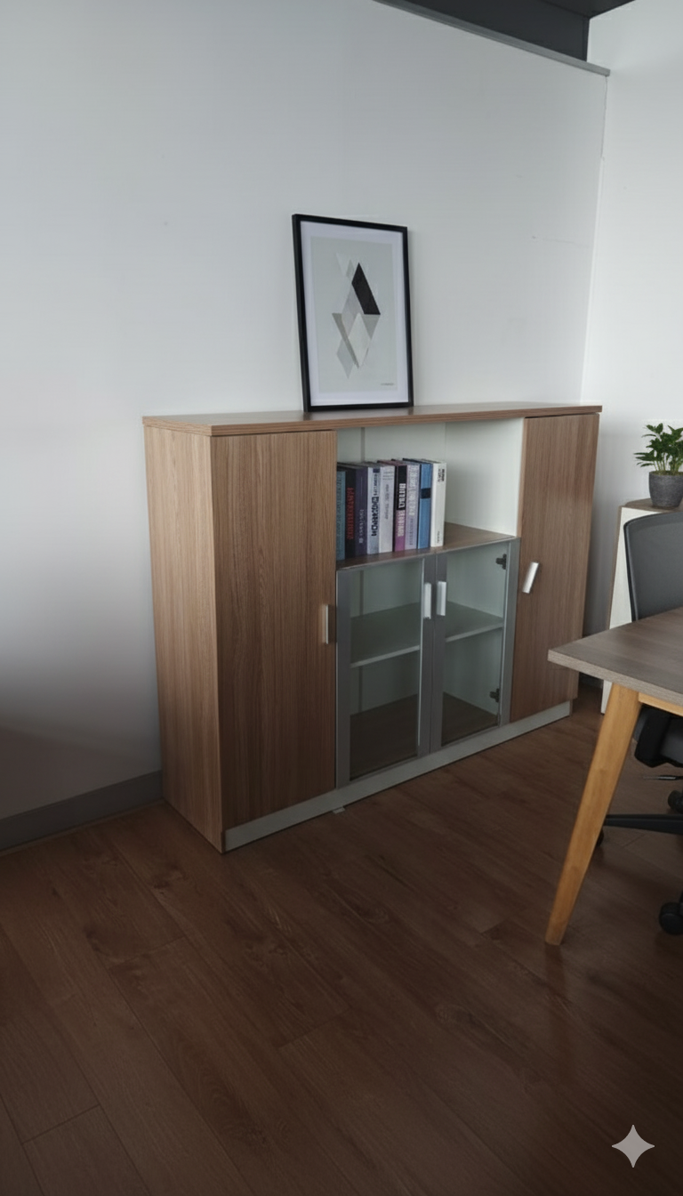 Rectangular display shelf 1.6m x 40cm x 120cm