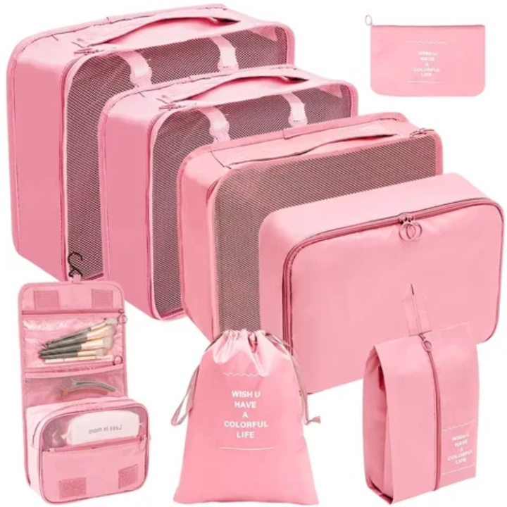 7pcs luggage organiser