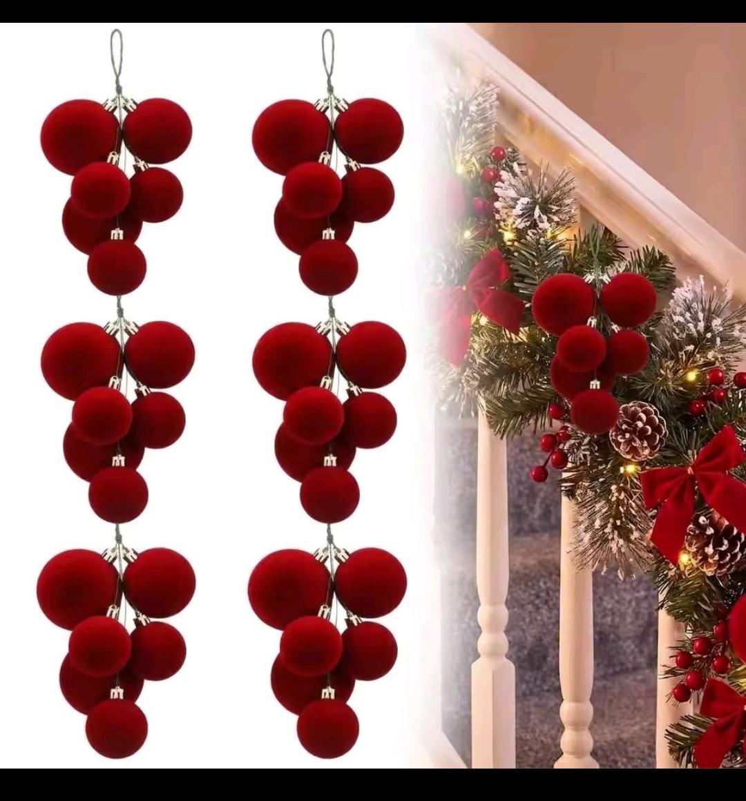 Velvet Christmas Tree Bow Ornament