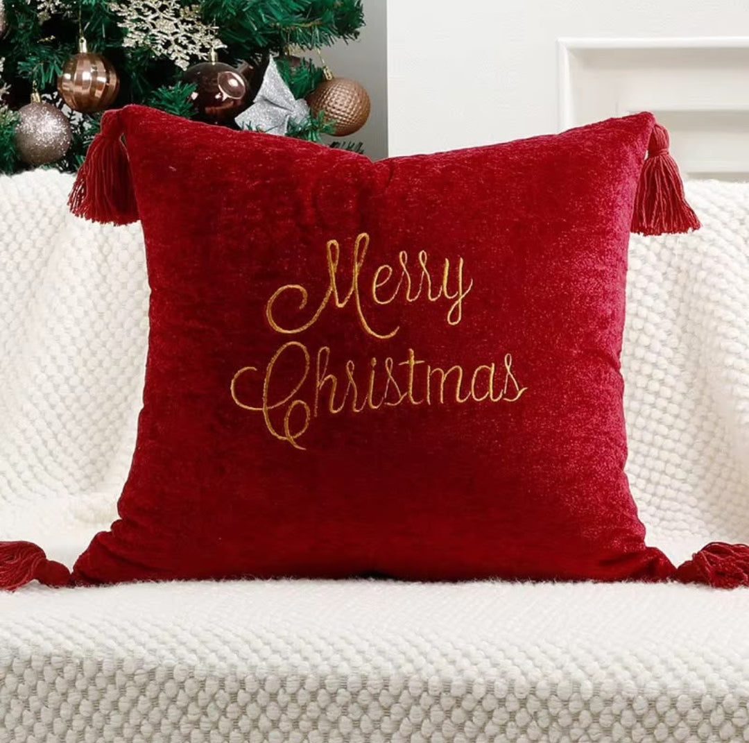 45 × 45 cm Christmas Decorative Cushion Covers for Sofa and Bed
