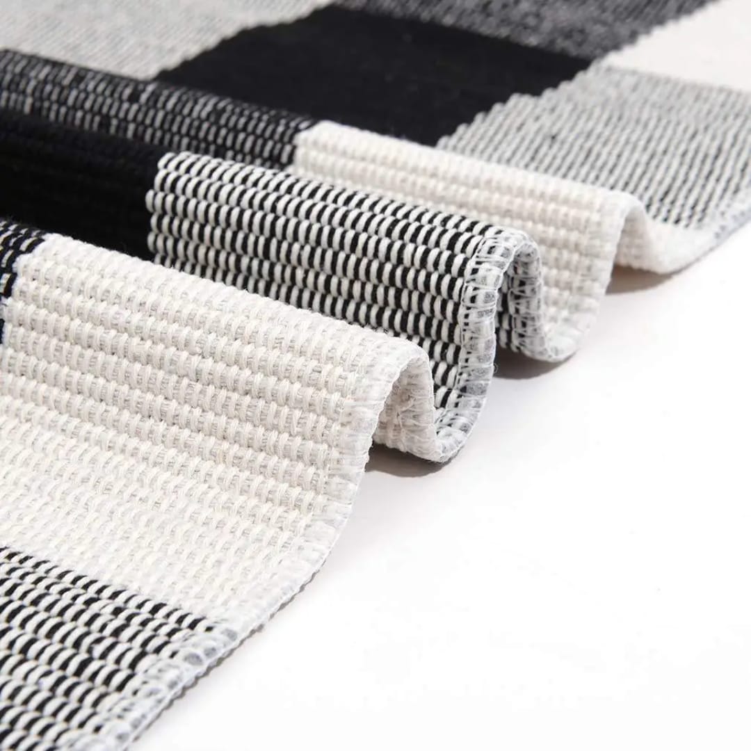 Monochrome Woven Rug