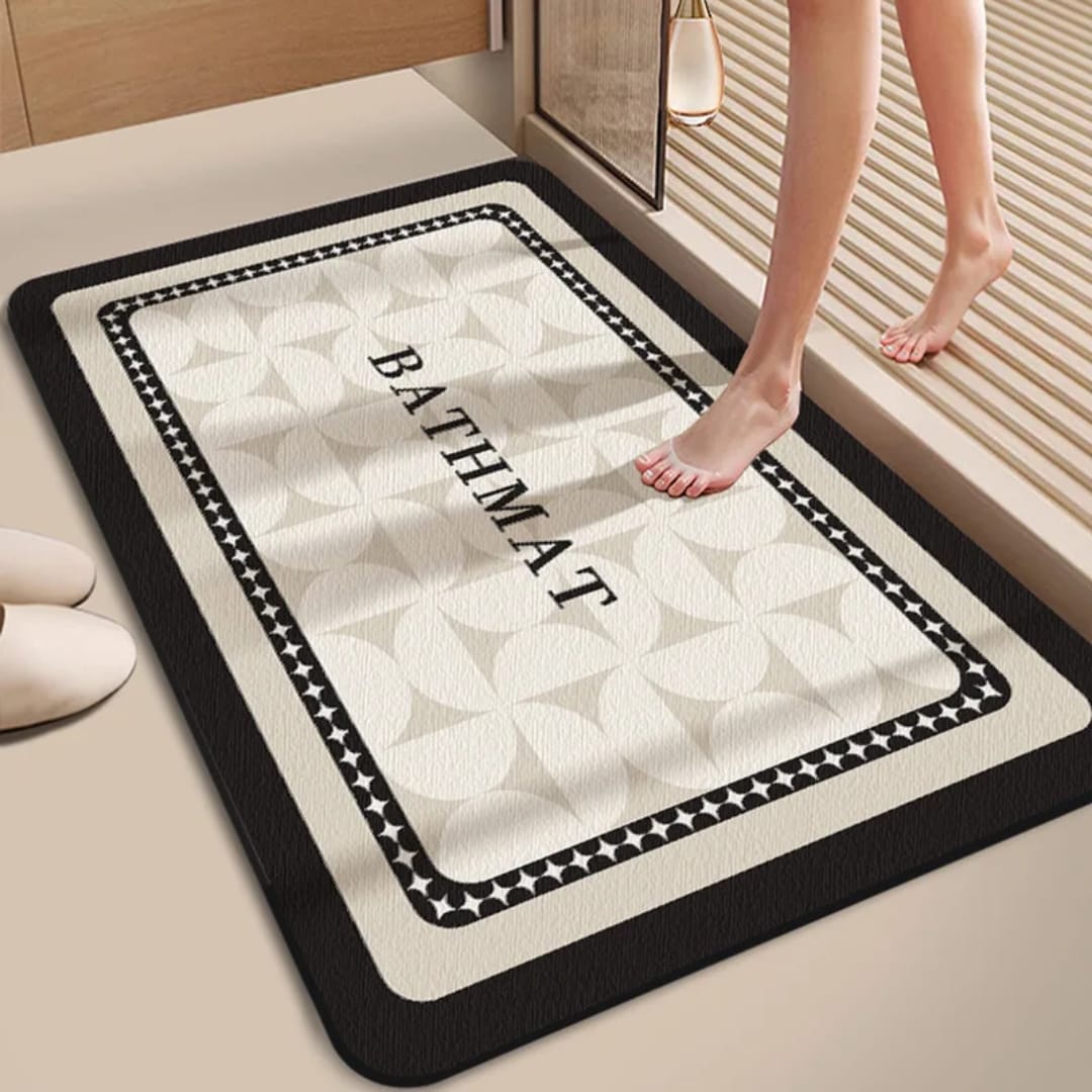 Large Absorbent Diatom Bathroom Mat