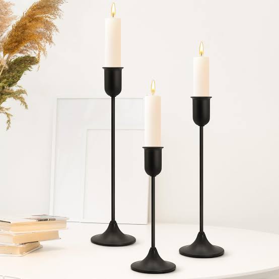3 in 1 Metallic Candle Holder