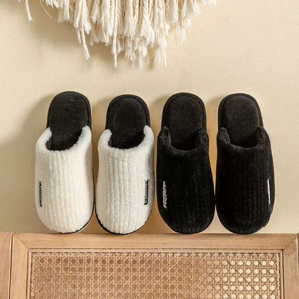 Gemelli Colllection fuzzy house slippers winter plush indoor slides warm fluffy cushioned non slip home slippers sizes 38-45