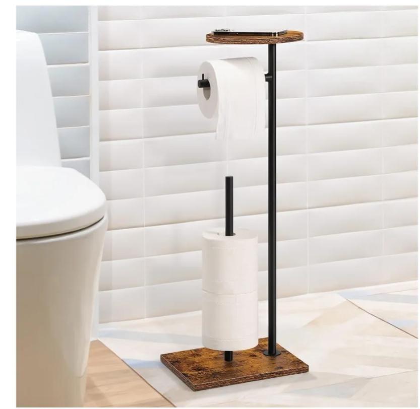 Floor Standing Toilet Paper Roll Holder