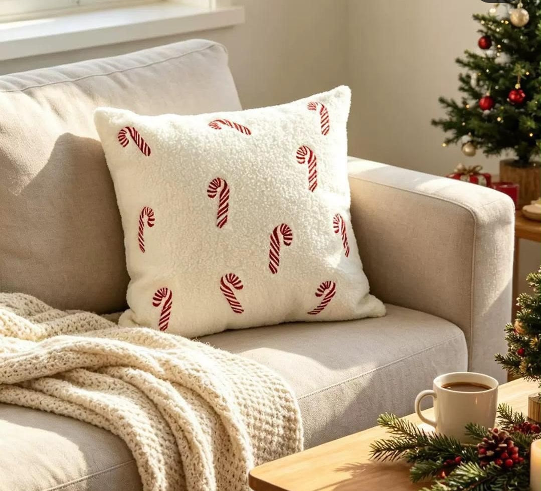 45 × 45 cm Christmas Decorative Cushion Covers for Sofa and Bed