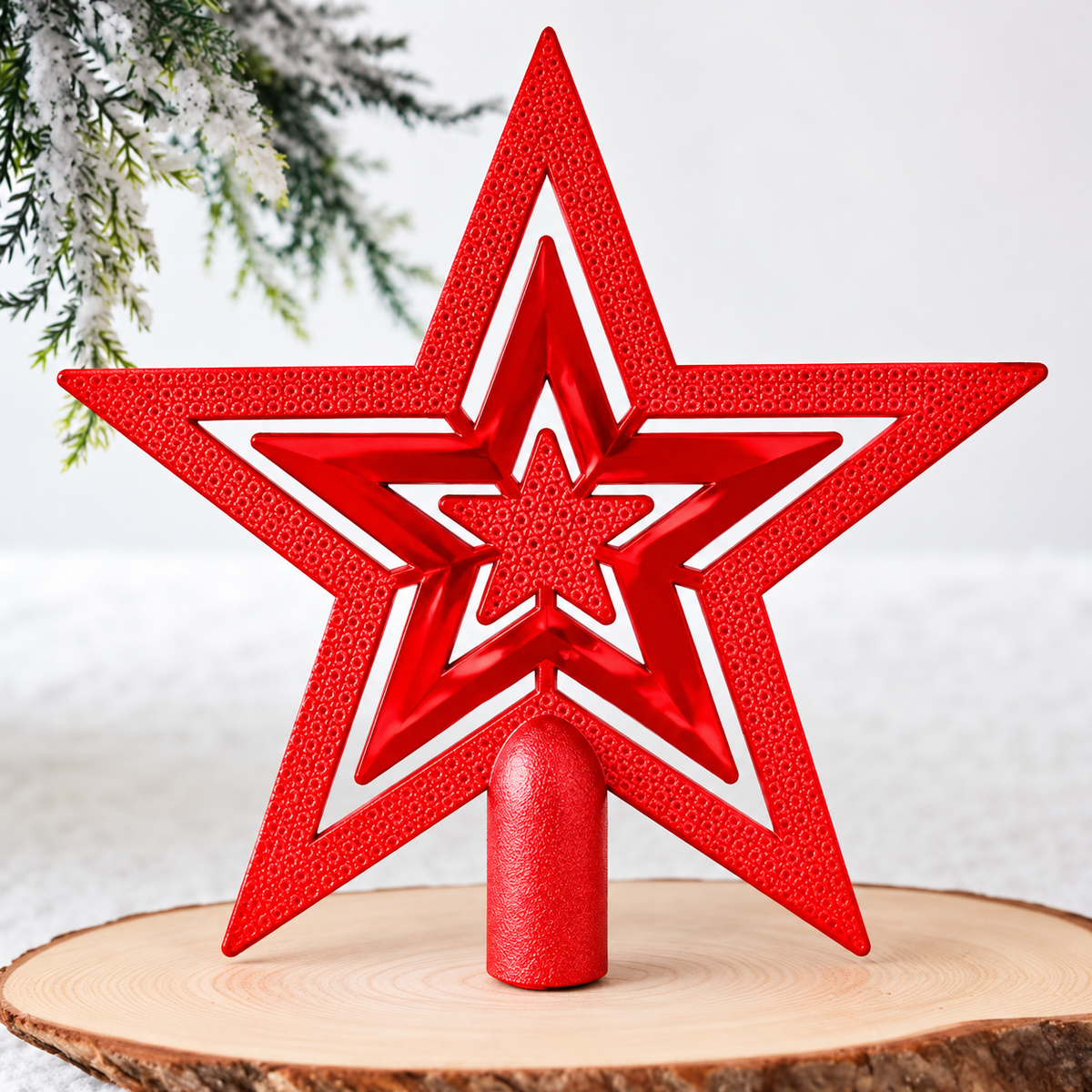 Christmas Tree Topper Star with Layered Design