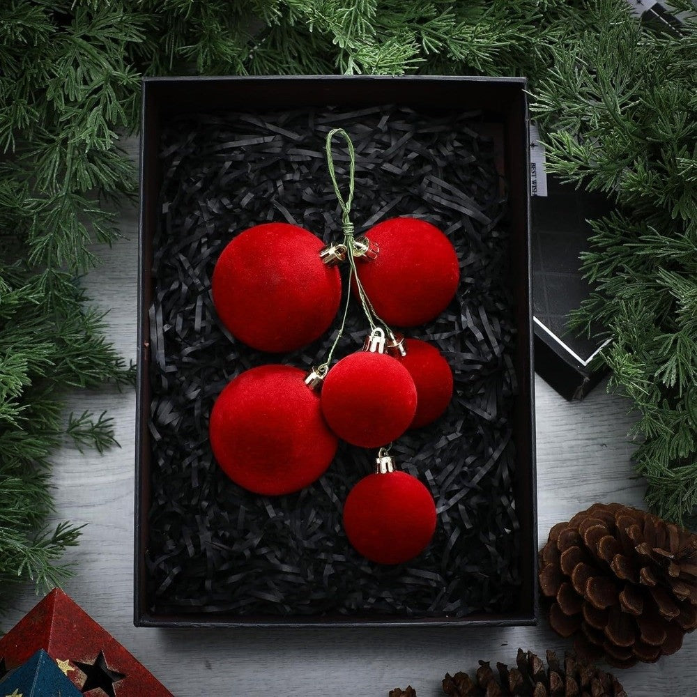 Velvet Christmas Tree Bow Ornament