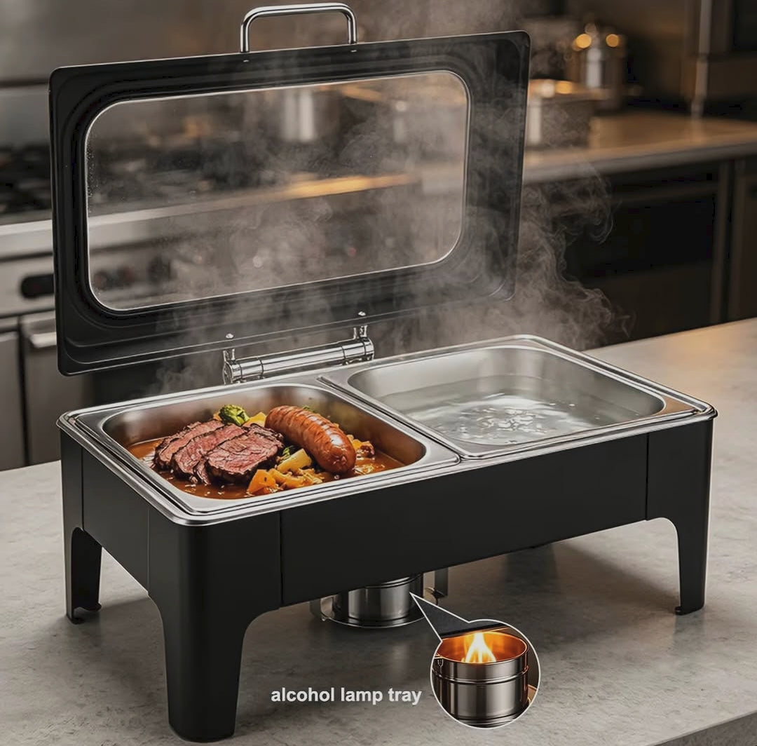 9L Black Chafing Dish