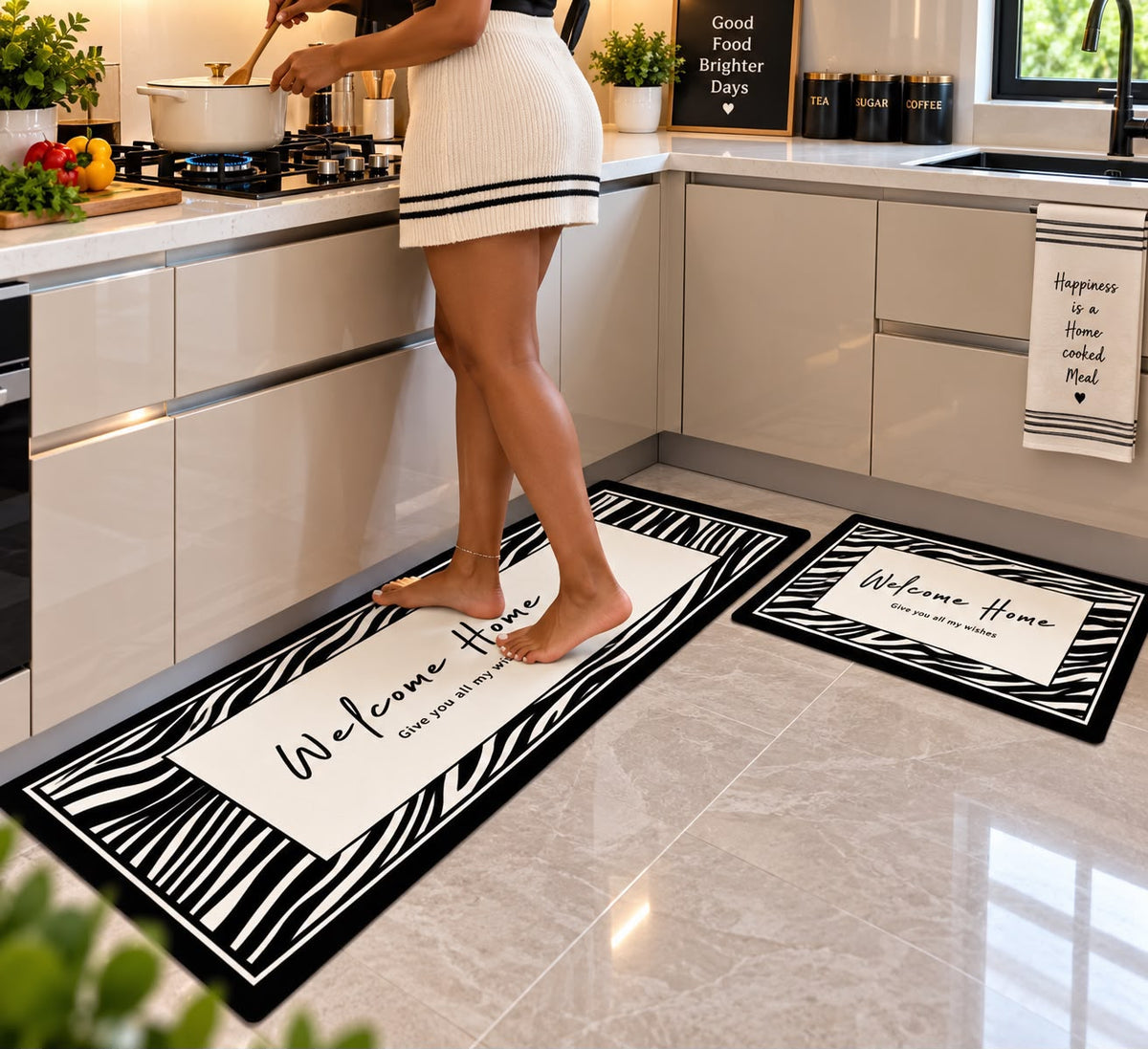 Rubber Bottom Kitchen Mat