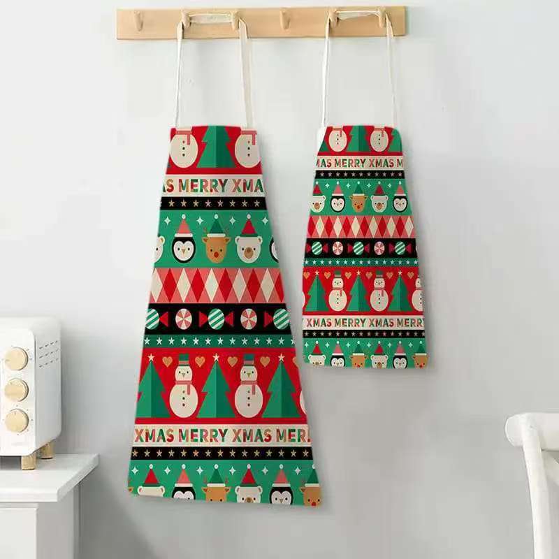 Christmas Kitchen Aprons for Adults and Kids