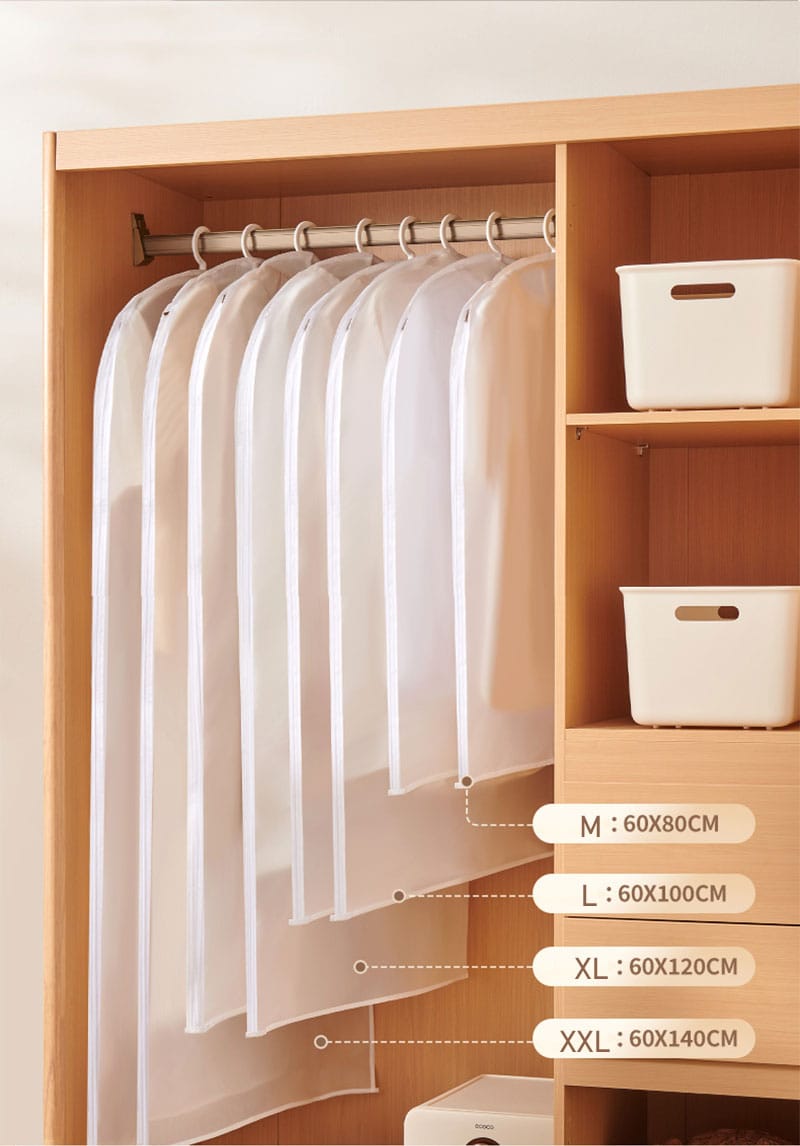 Reusable Transparent Clothes Dust Cover Garment Bag