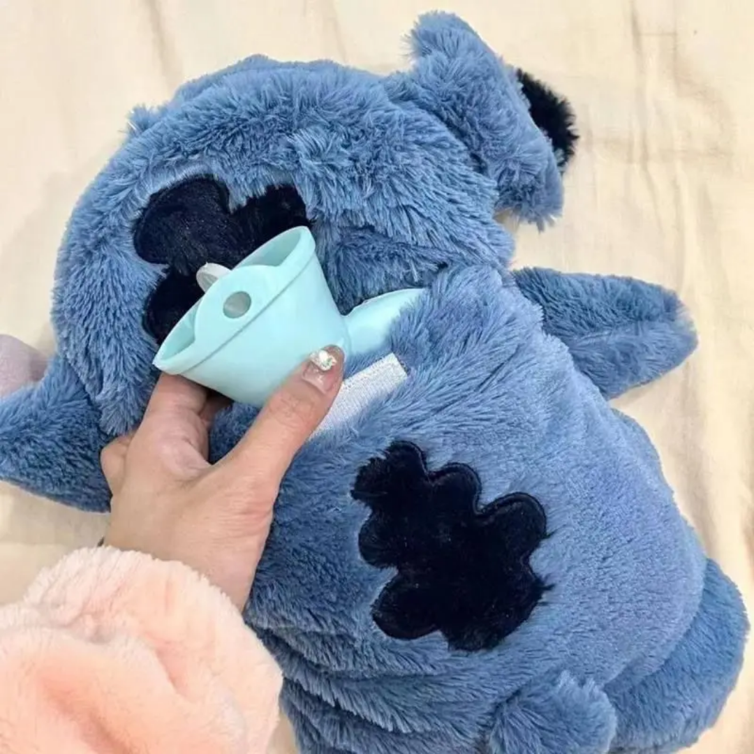 Stitch Stuffed Hot Water Bottle