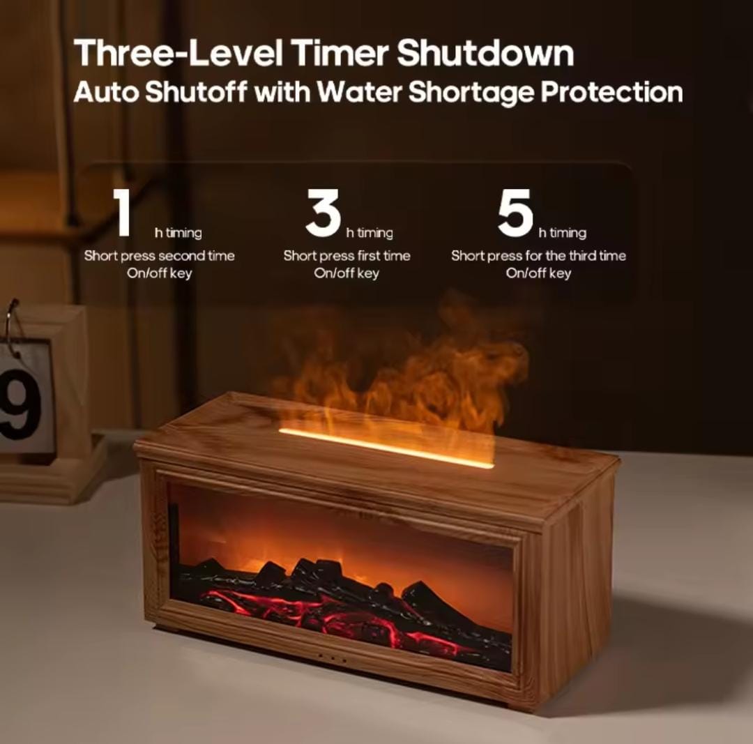 Fireplace Decorative Humidifier with Remote Control