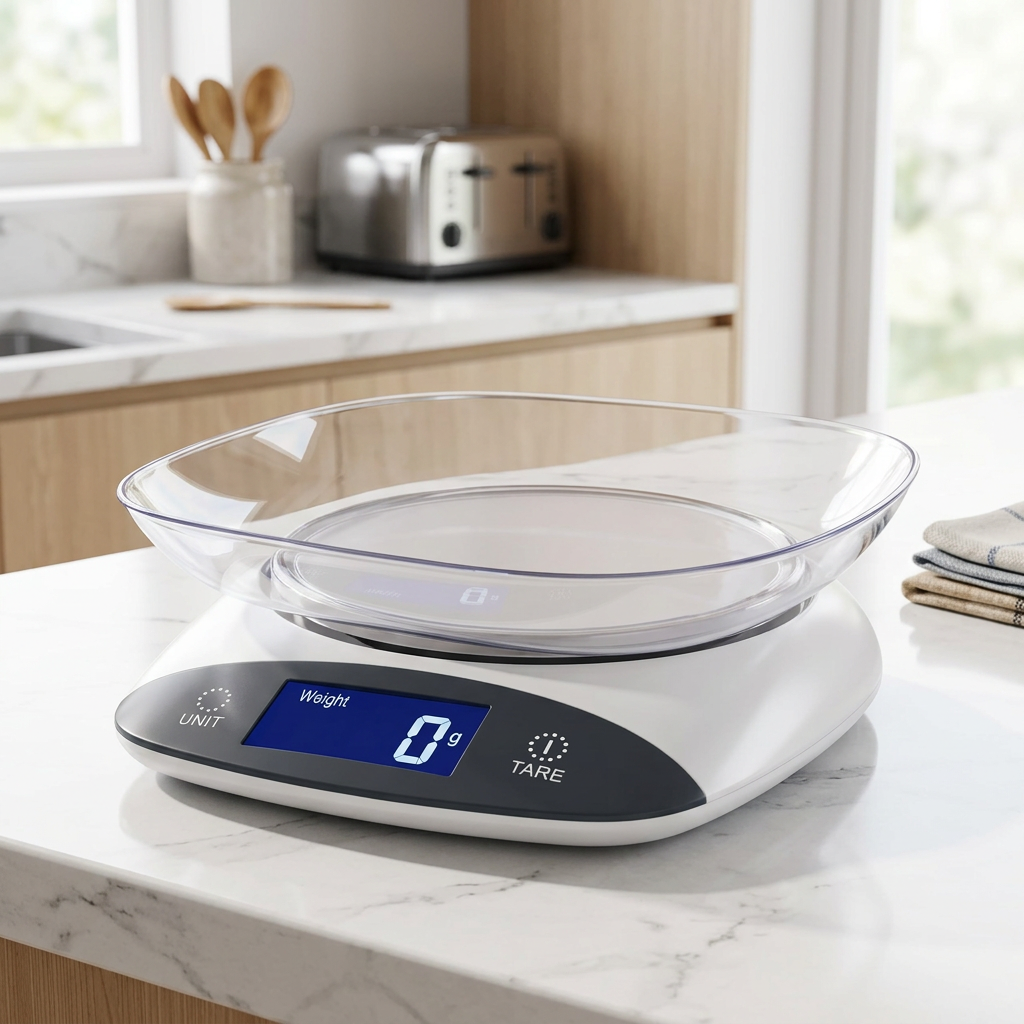 3kg Digital Kitchen Weighing Scale with Tare Function and LCD Display
