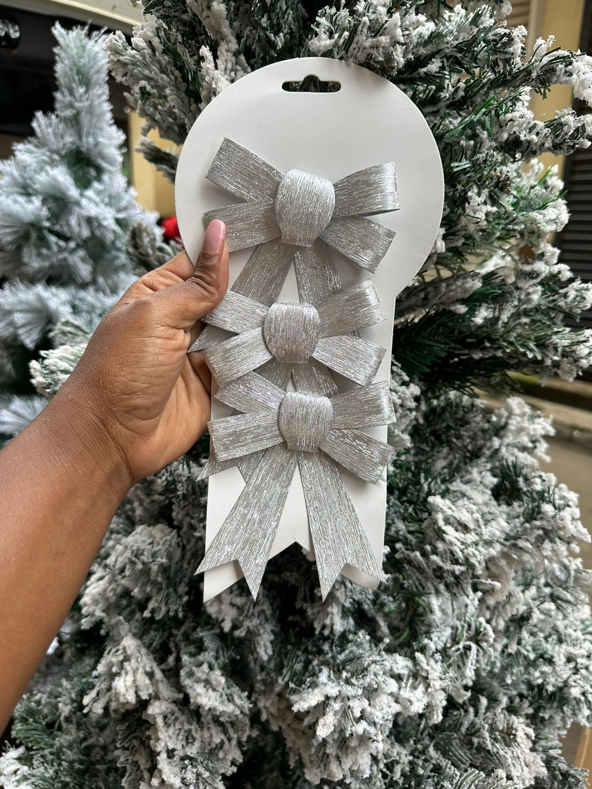 3pc Christmas Bow