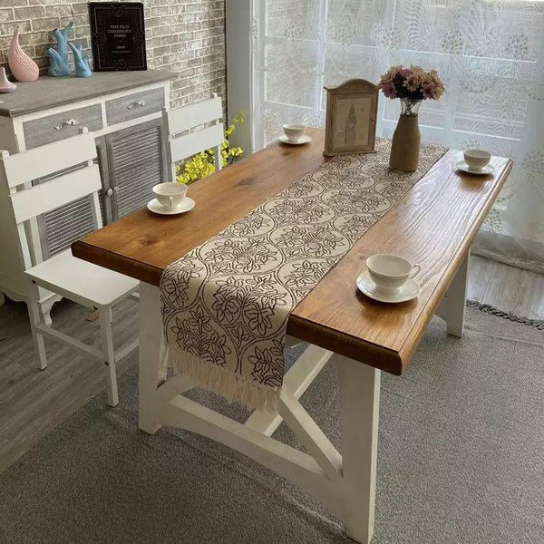 Gemelli Colllection table runner elegant premium fabric dining table decor 32x240cm stylish home dining setup fabric runner modern table decoration event table styling minimalist dining table accessory