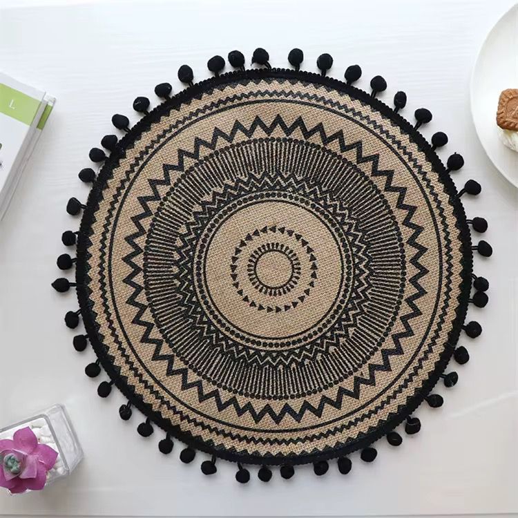 6pc Boho Round Table Mats