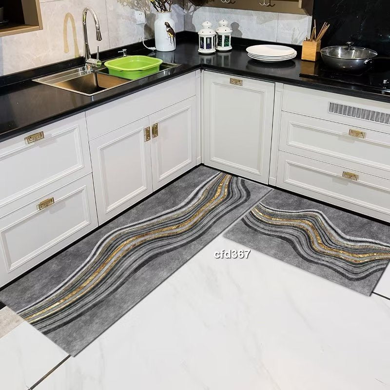 2pcs Kitchen Mat  Non-Slip Rubber