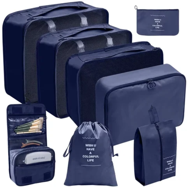 7pcs luggage organiser