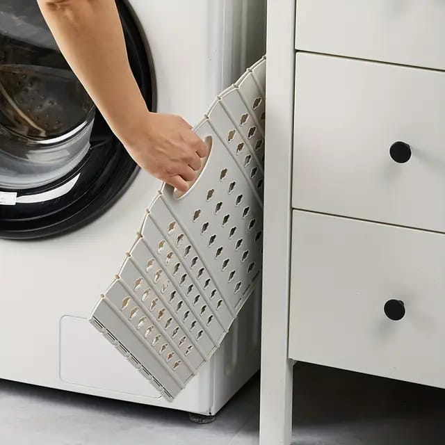 Plastic Handheld Folding Dirty Clothes Basket