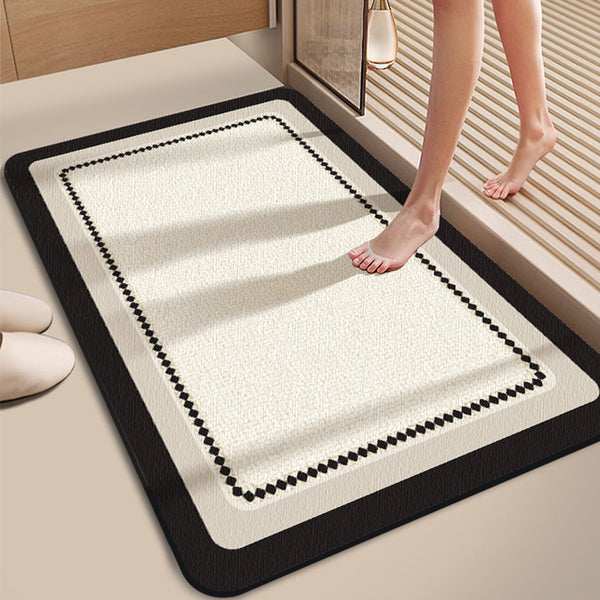 Gemelli Collection diatom mud non-slip bathroom mat