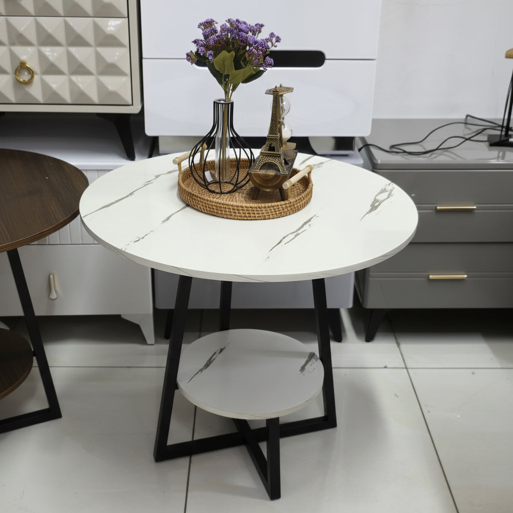 Double Layer Shape Side Table