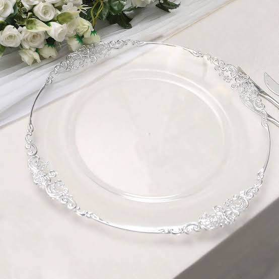 6-Piece Acrylic Charger Plates