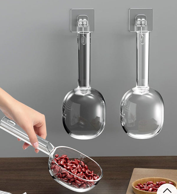 Gemelli Colllection 3pcs acrylic scoop set long handle measuring spoons dry wet ingredients kitchen tools