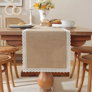 Natural Burlap Linen Woven Table Runner 30 x 275cm