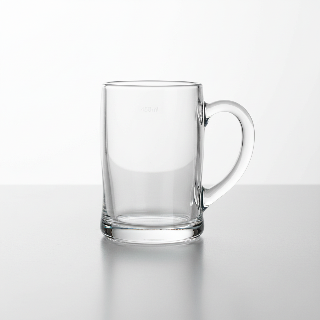 12pcs Luminarc Benidorm Clear 450 ml  Glass Beer Mug Set-N1512