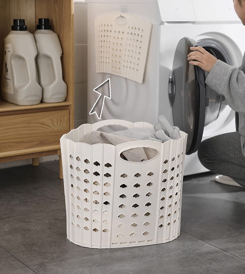 Plastic Handheld Folding Dirty Clothes Basket, portable laundry storage - available in Nairobi, Kenya