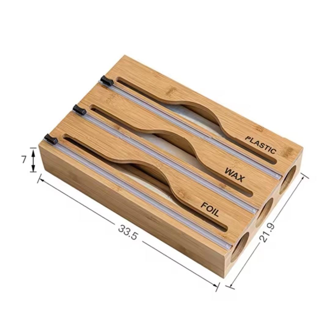 3-Layer Bamboo Wrap Dispenser
