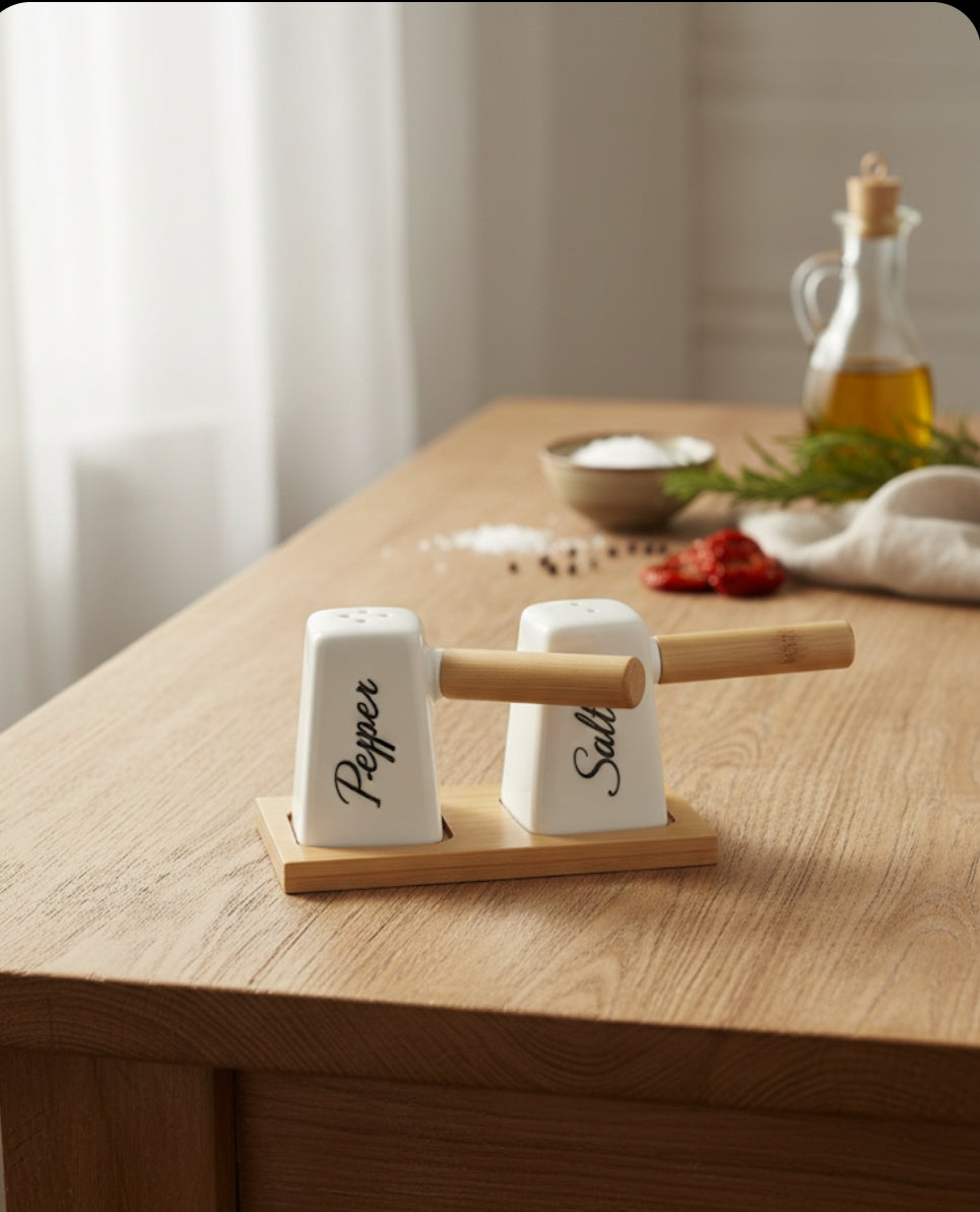 Double Salt Shaker Set