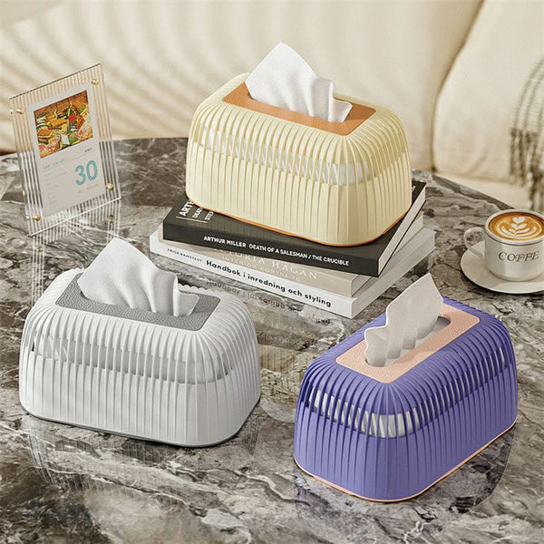 Striped Tissue & Serviette Box Holder