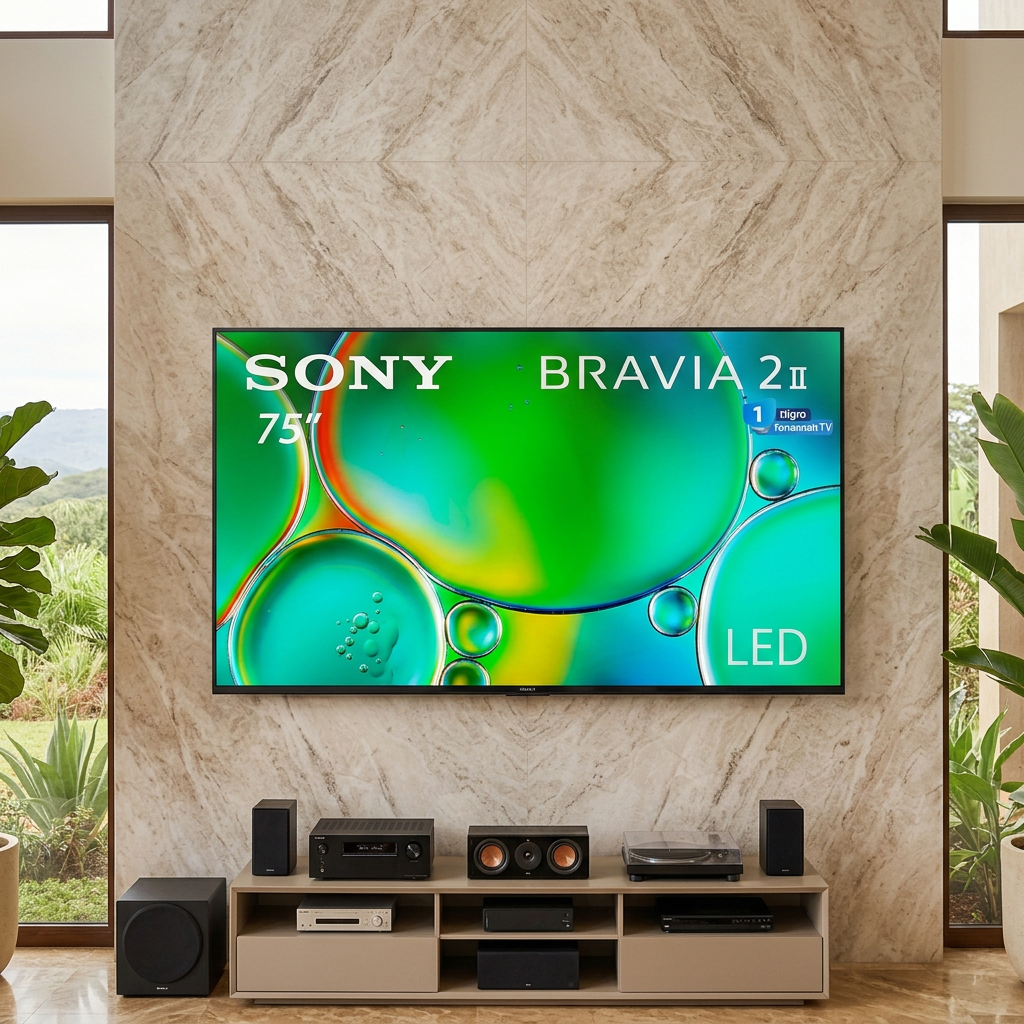 Sony 75-inch BRAVIA 2 4K HDR LED Google TV model 75S20 with Google TV streaming and smart connectivity, available in Nairobi, Kenya