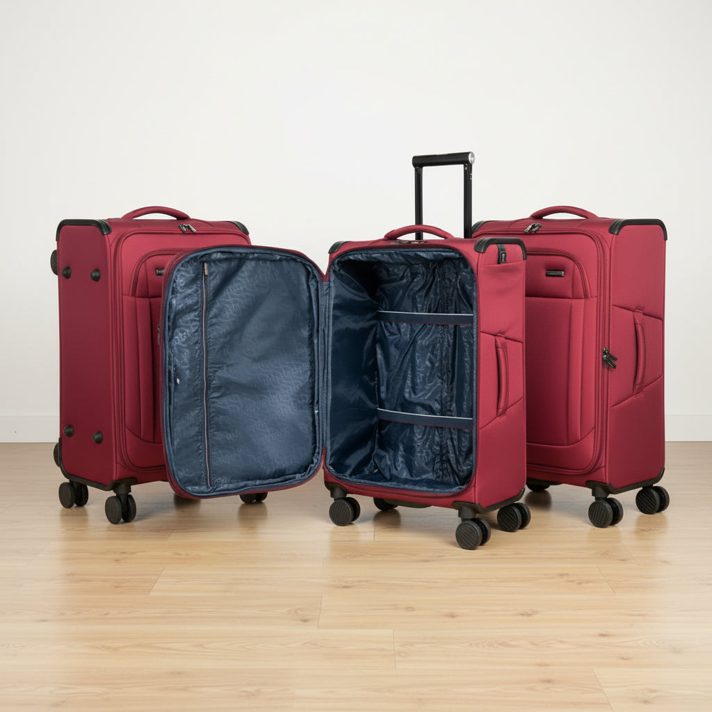 Set of 3 Travel Toledo Suitcase  19", 24" & 29