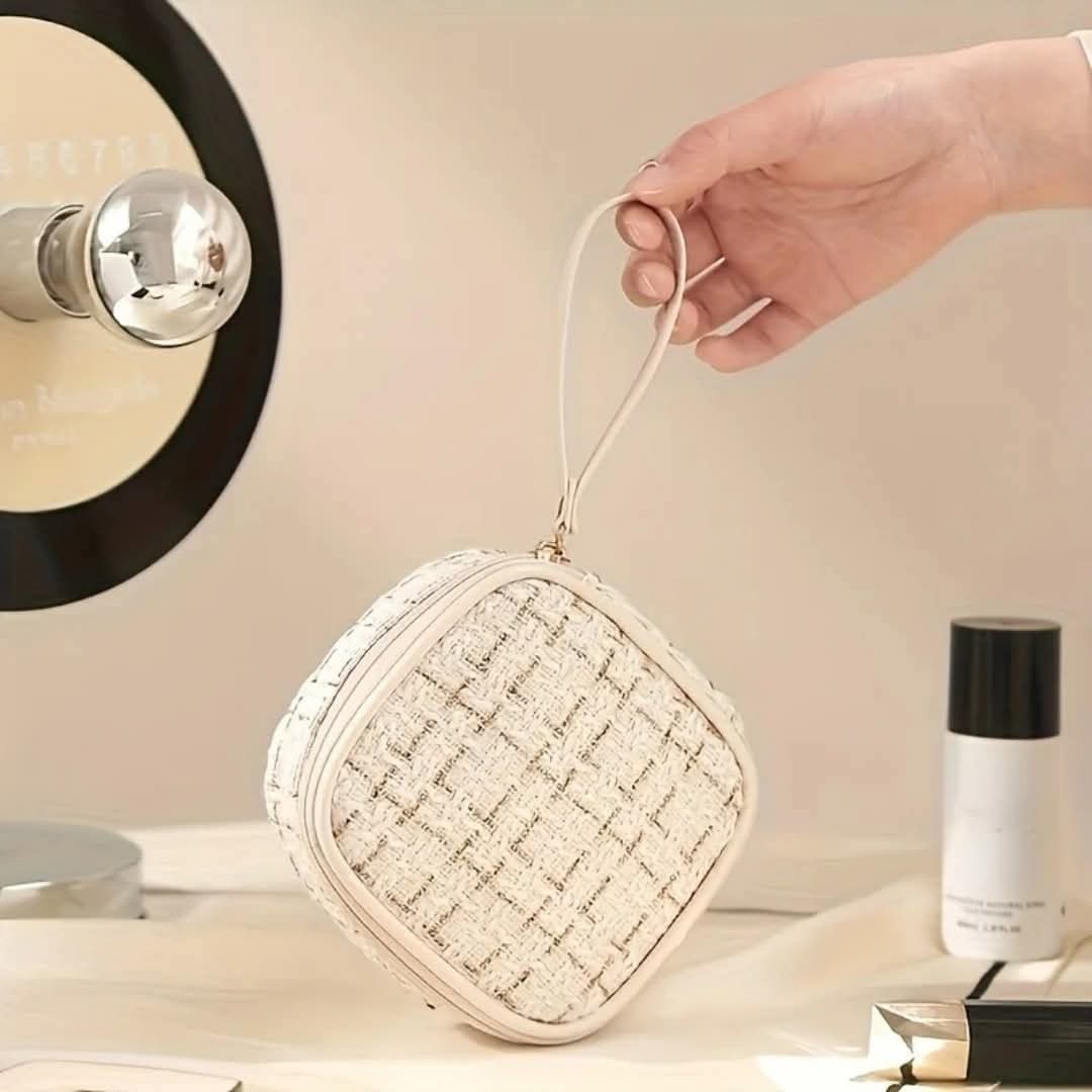 White Tweed Pad Pouch, available in Nairobi, Kenya