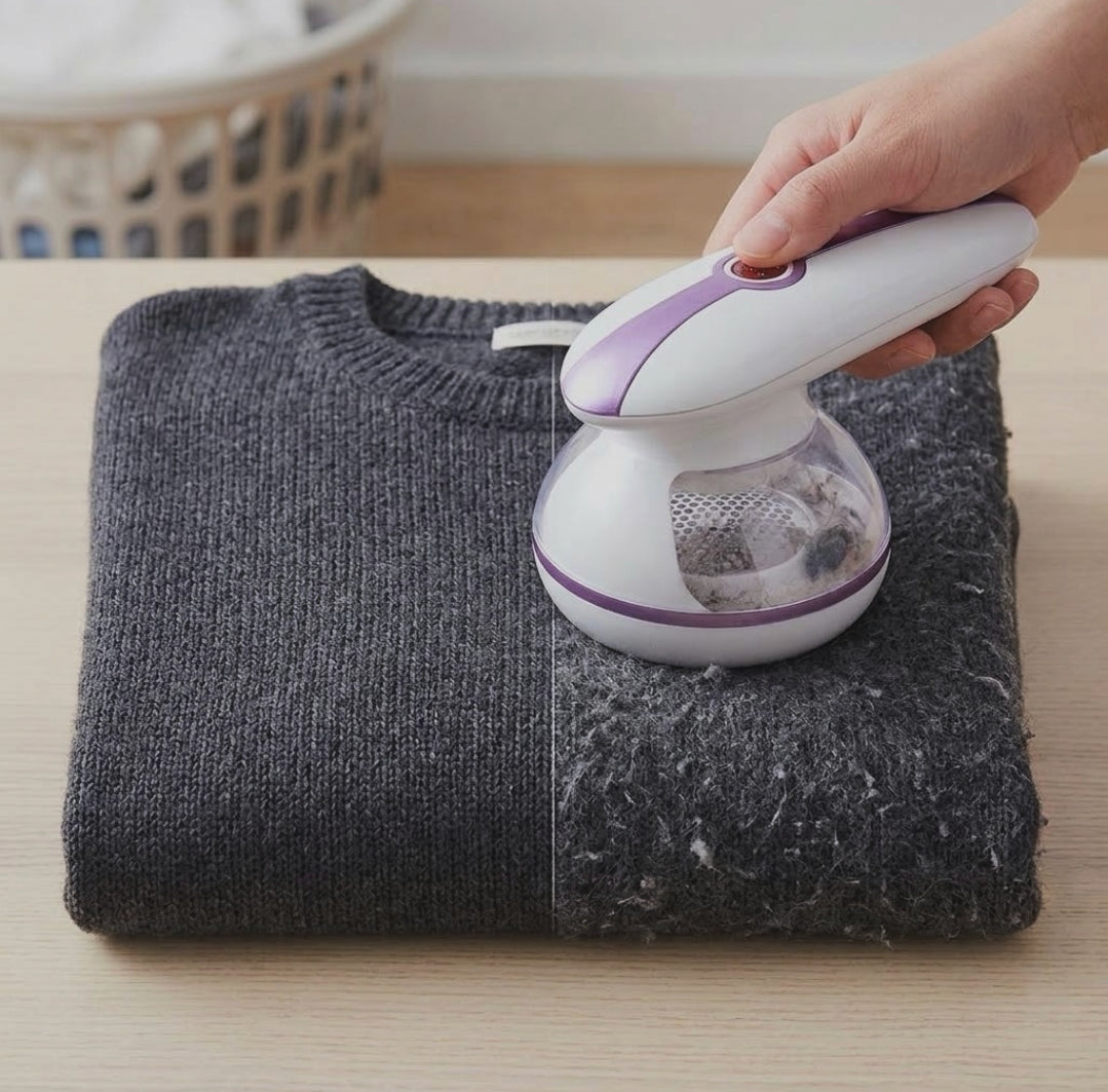 USB rechargeable lint remover with ABS resin body and stainless steel blades, 3W, available in Nairobi, Kenya