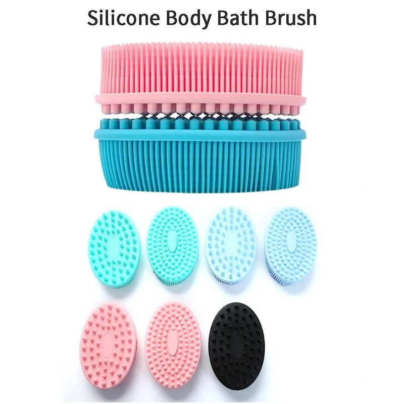 Silicon bath brush