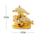 Gold Dolphine Decor