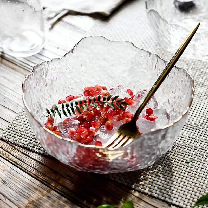 2pcs Glass bowls