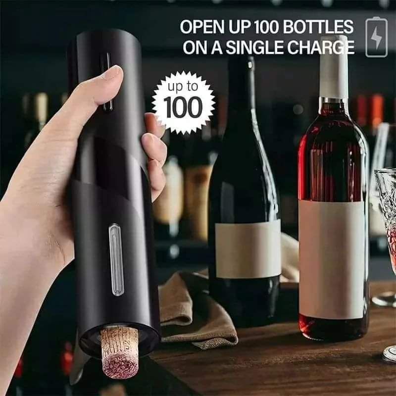 Electric wine opener set