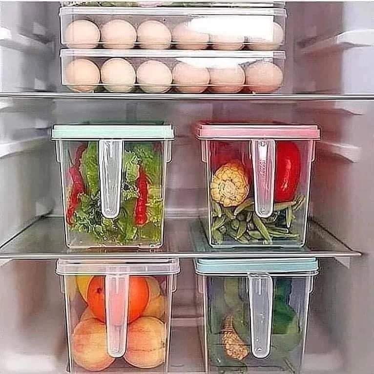 3pcs fridge containers