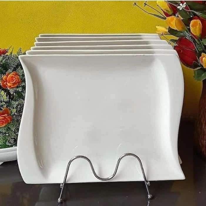 6pcs Wavy Dinner Plates