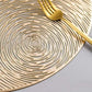 6pcs round table placemats