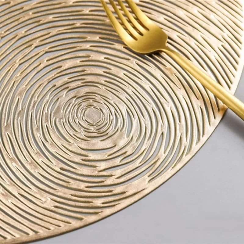 6pcs round table placemats