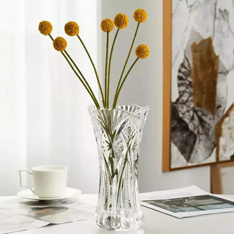 Clear Glass Flower vase